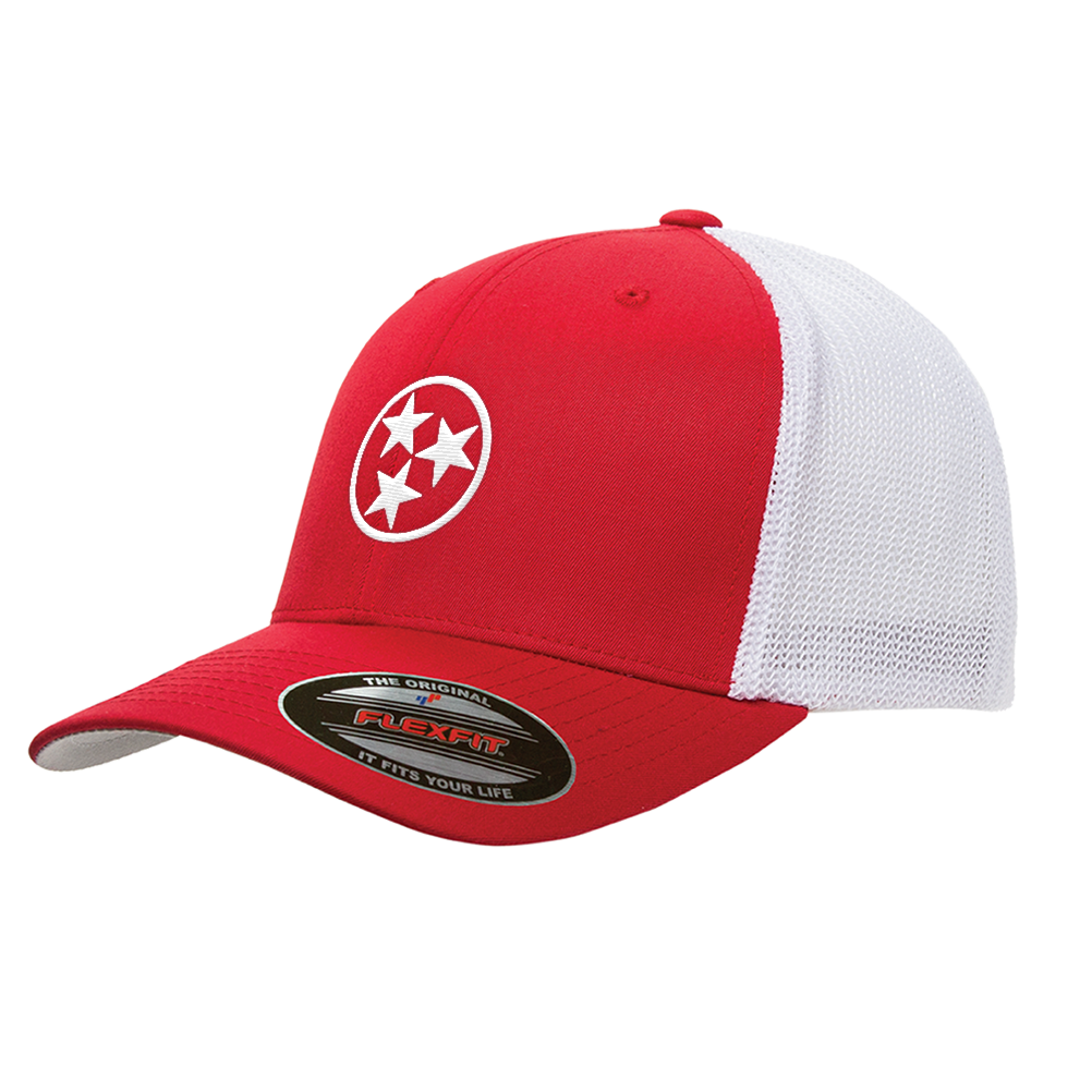 Nashville Tennessee State White Flag Trucker Mesh Hat 6006 – Official Flag  Hat